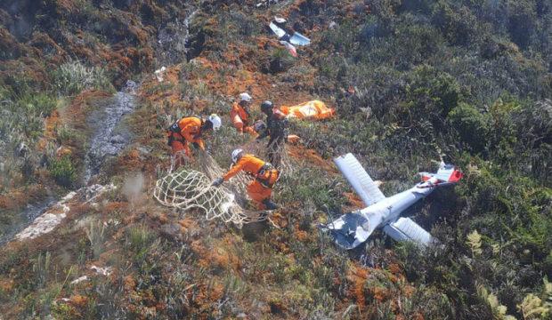 Endonezya'da helikopter d&uuml;şt&uuml;! &Ccedil;ok sayıda &ouml;l&uuml; var