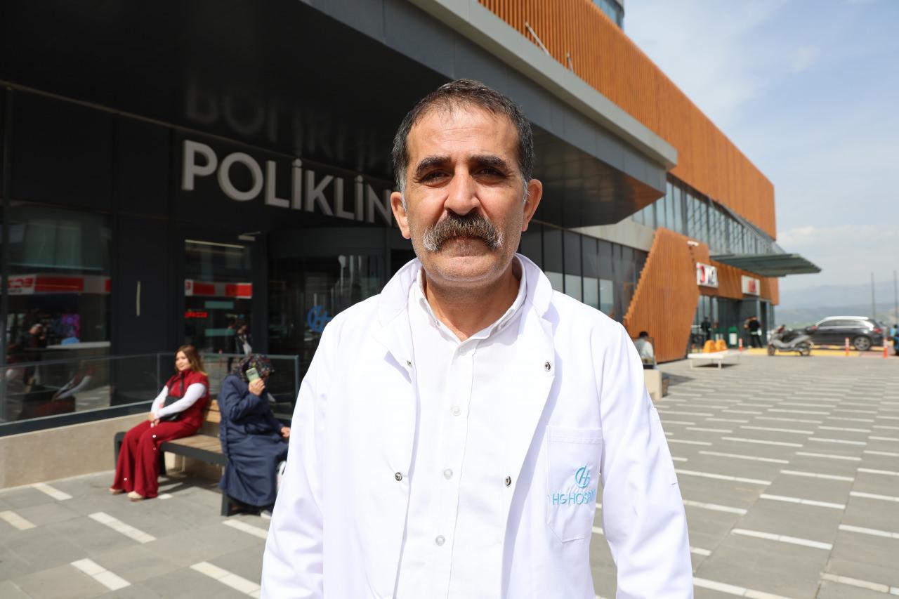 Almina'nın tedavi gördüğü hastanenin Başhekimi Uzm. Dr. Levent Temel