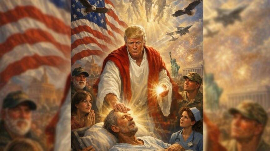 ABD Başkanı Donald Trump, Vatikan Devlet Başkanı Papa 14. Leo'yu eleştirmesinin ardından paylaştığı ve kendisinin Hristiyan geleneğindeki Hazreti İsa gibi tasvir edildiği görseli sildi.