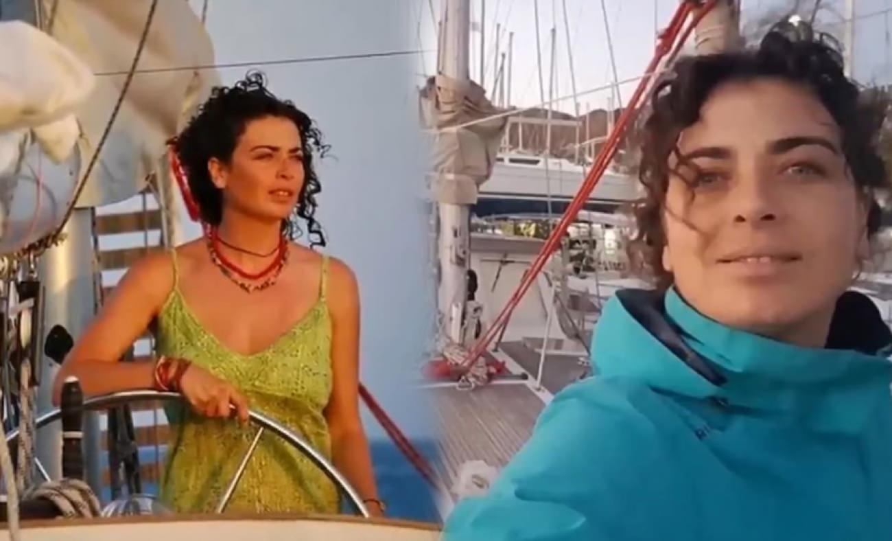 19 yıldır teknede yaşıyor! Yeşim B&uuml;ber'den radikal karar