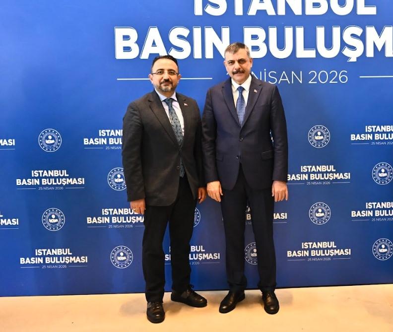 İçişleri Bakanı Mustafa Çiftçi ve Haber7 Genel Yayın Yönetmeni Osman Ateşli