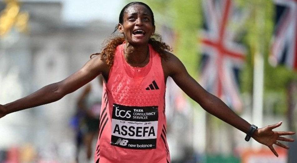 Etiyopyalı atlet Tigst Assefa
