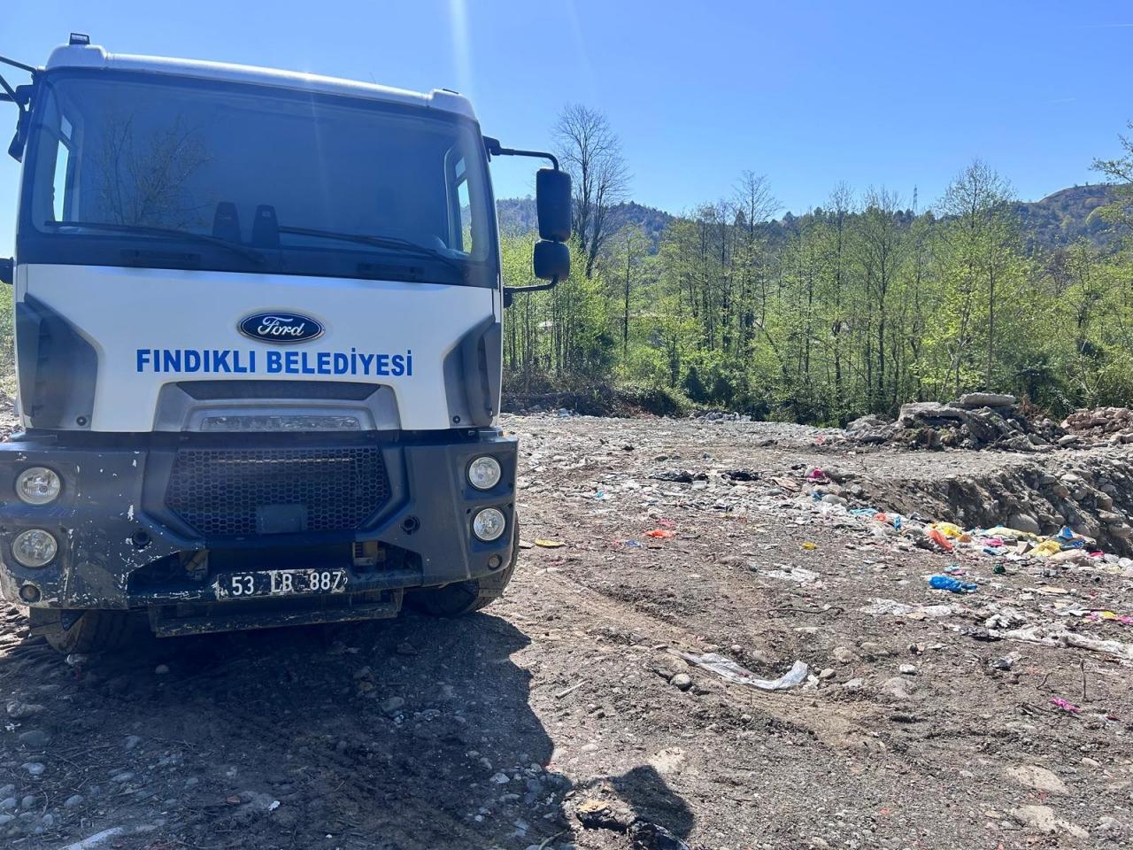 Rize'de açık alana çöp döken Fındıklı Belediyesi'ne 2,3 milyon lira ceza.