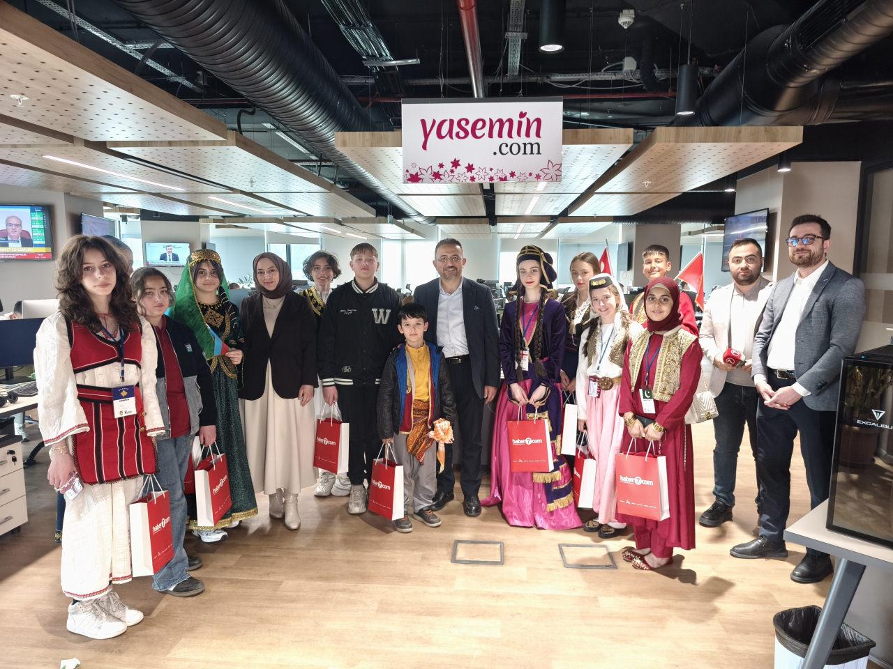 Barış Ekmeği Festivali çocuklarından Haber7'ye ziyaret