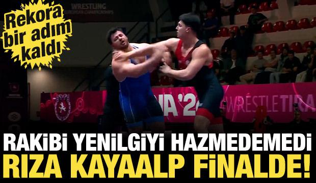 Belaruslu yenilgiyi hazmedemedi: Tokat attı... Rıza Kayaalp finalde!