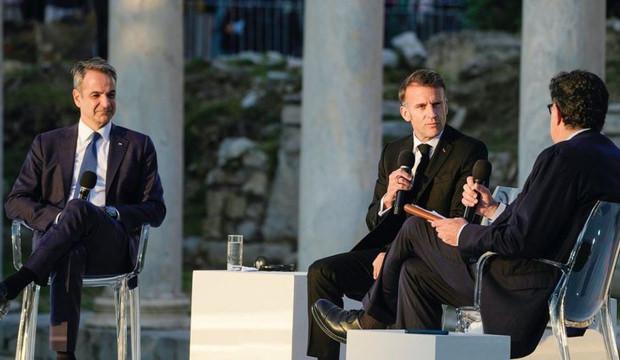 Macron'dan Yunansitan'a savunma garantisi: Egemenliğiniz tehdit edilirse yanınızdayız