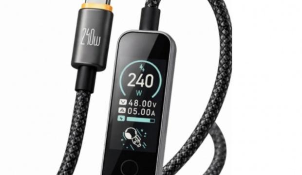 Şarj kabloları akıllandı: Ekranlı kablo d&ouml;nemi başladı