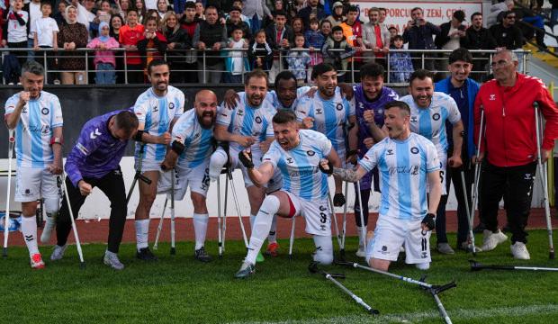 Tarihi başarı! Başkent Ampute Futbol G&uuml;c&uuml; Avrupa Şampiyonu