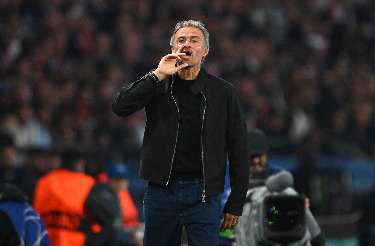 Paris Saint Germain teknik direktörü Luis Enrique 