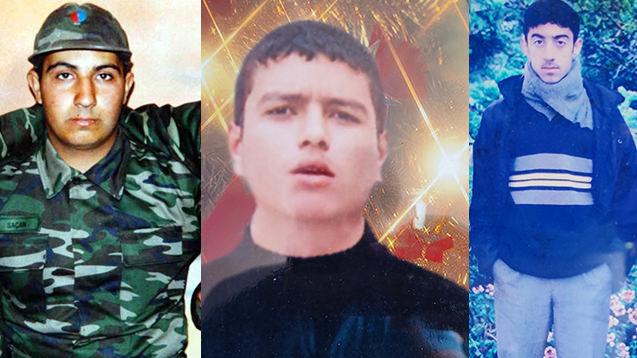 Emin Saçan (22), Suat Bebek (18) ve Ramazan Sofi (20)