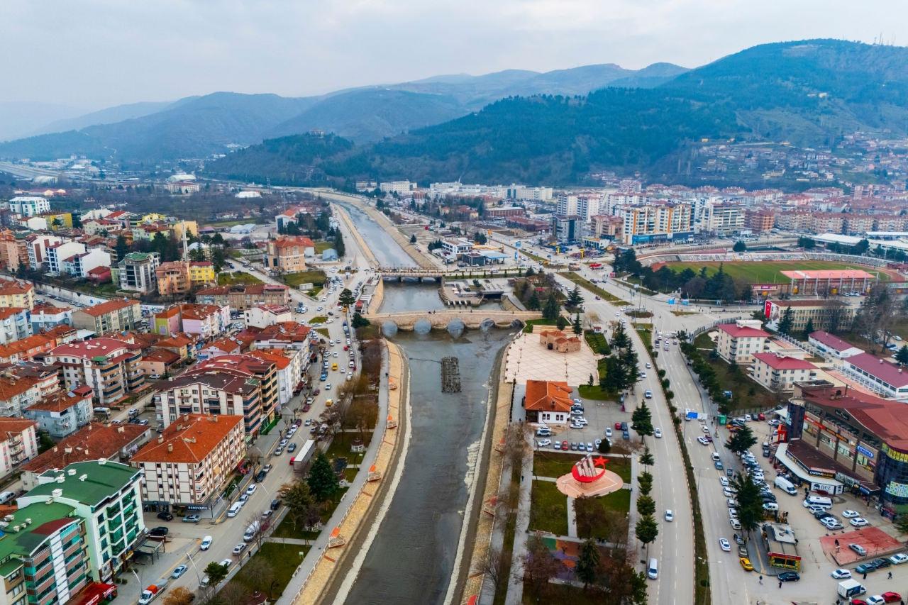 Tokat şehir merkezinden bir görüntü.
