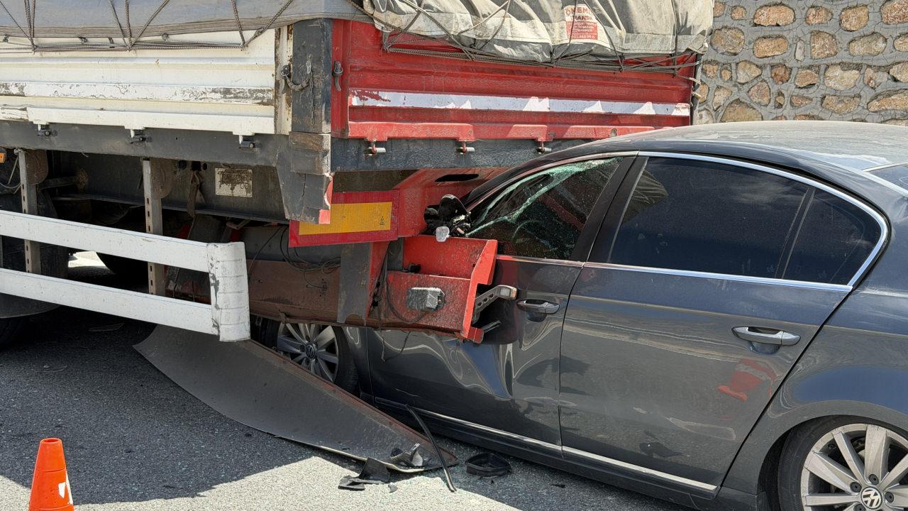 Kaza yerinden görüntüler