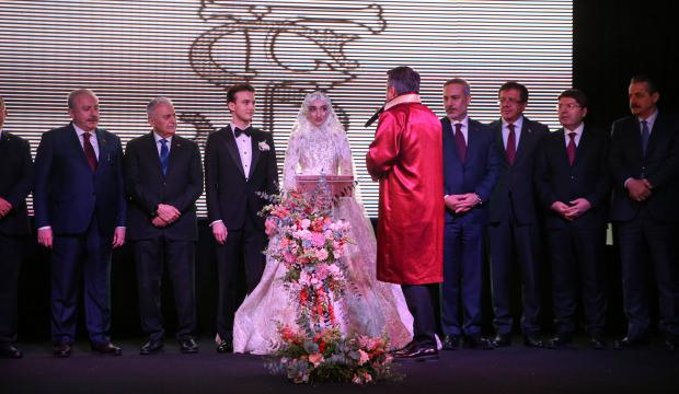 Dışişleri Bakanı Hakan Fidan, nikah şahitliği yaptı