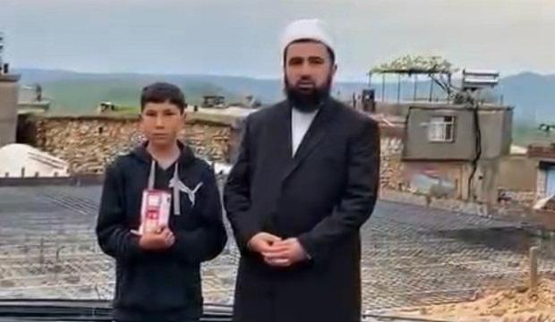 Diyarbakır'da vaazdan etkilendi: Cami taşında 12 yaşındaki Yusuf'un da nasibi var