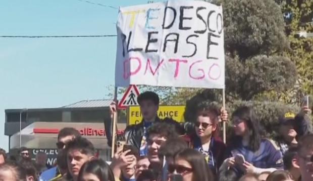 Domenico Tedesco son kez Samandıra'da! Taraftarlardan b&uuml;y&uuml;k destek