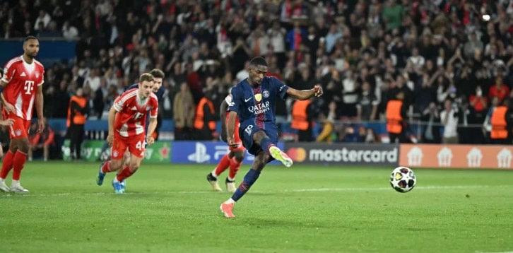 PSG - Bayern maçında Dembele'nin attığı gol