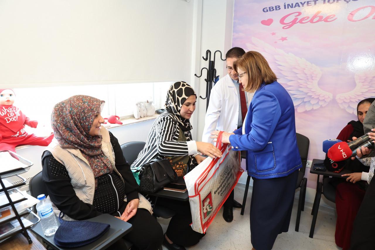 Gaziantep Büyükşehir Belediyesi Gebe Okulu açıldı.