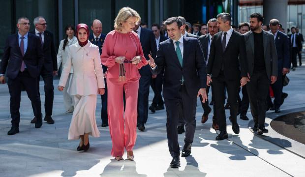 Bel&ccedil;ika Krali&ccedil;esi Mathilde, Baykar'ı ziyaret etti
