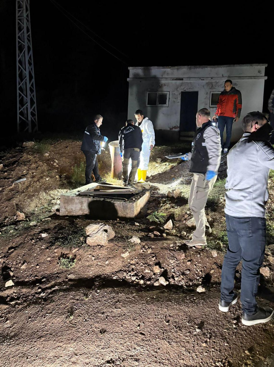 Kübra'nın olduğu tahmin edilen ceset parçalarının bulunduğu bölge. 