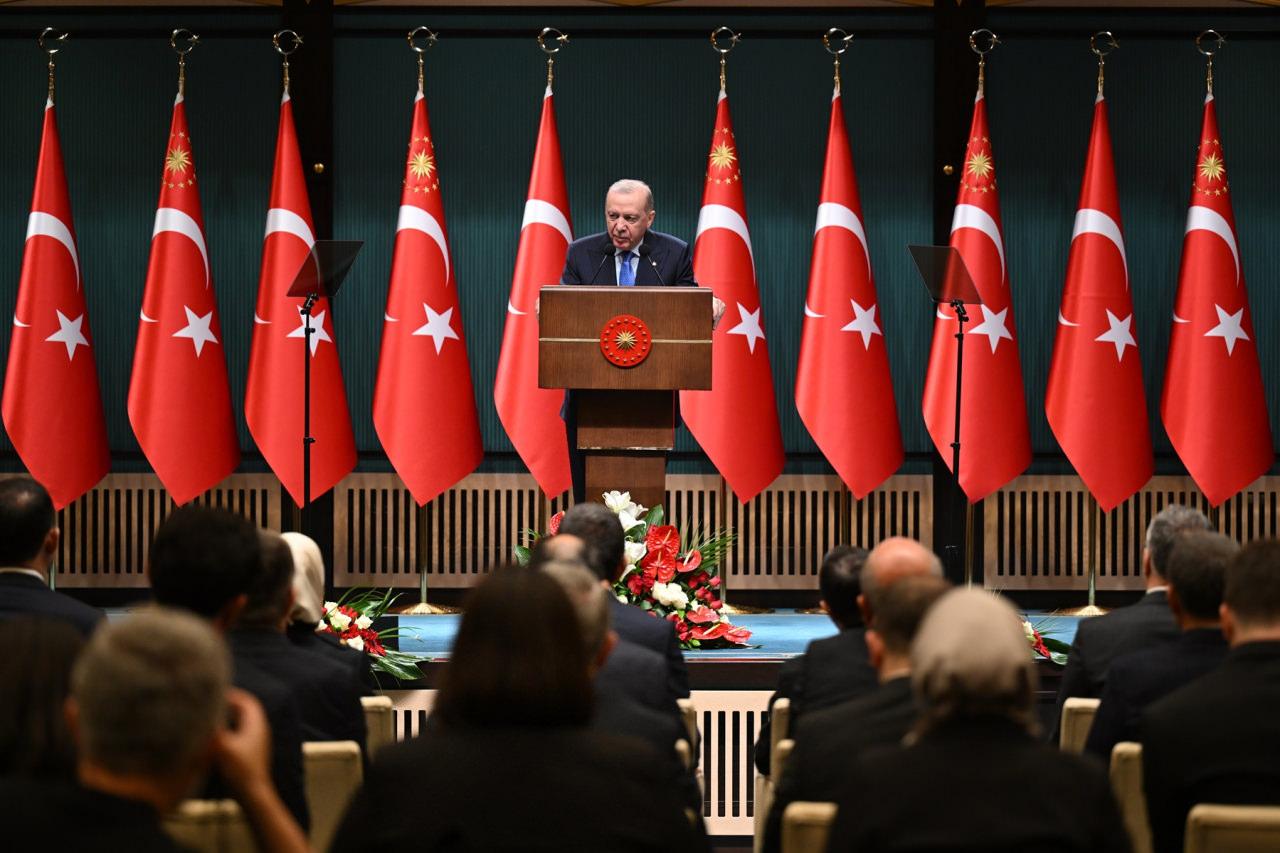 Cumhurbaşkanı Erdoğan, Kabine Toplantısı sonrası açıklamalarda bulundu.