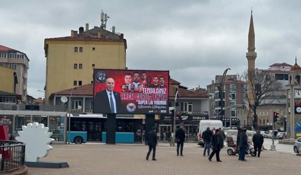 Alaca'da &Ccedil;orum FK ma&ccedil;ı heyecanı dev ekranda yaşanacak