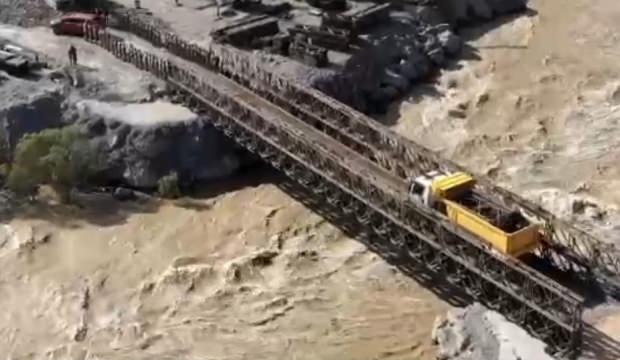  TSK'nın yaptığı k&ouml;pr&uuml;den test ge&ccedil;işler yapıldı