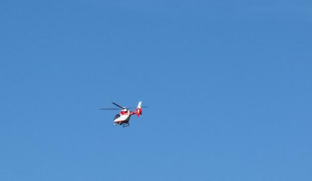 Van&rsquo;da 77 yaşındaki hasta i&ccedil;in helikopter ambulans havalandı