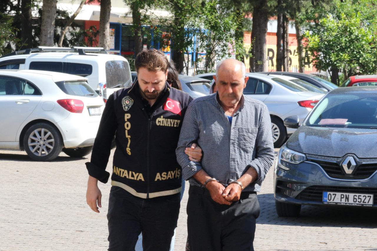  Ömer A. (63), adliyeye sevk edildi. 