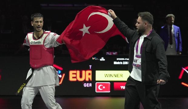 Azerbaycanlı rakibini yenen milli sporcu Avrupa şampiyonu!