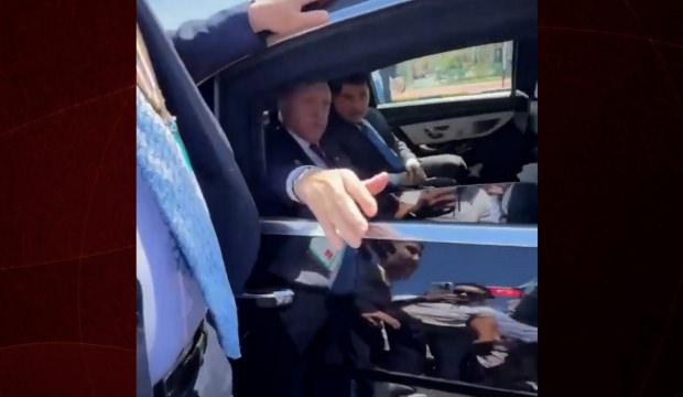 Cumhurbaşkanı Erdoğan sevgi g&ouml;sterisine kayıtsız kalmadı