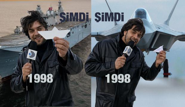 Beyazıt &Ouml;zt&uuml;rk'&uuml;n 1998'deki r&ouml;portajı: İşte bu y&uuml;zde 100 T&uuml;rk kağıdından yapılmış bir u&ccedil;ak