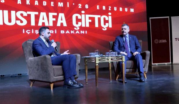 İ&ccedil;işleri Bakanı Mustafa &Ccedil;ift&ccedil;i T&Uuml;GVA İhtisas Akademi programına katıldı