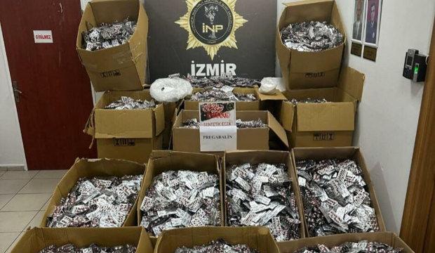 İzmir'de 11 milyon 904 bin 456 sentetik hap ele ge&ccedil;irildi
