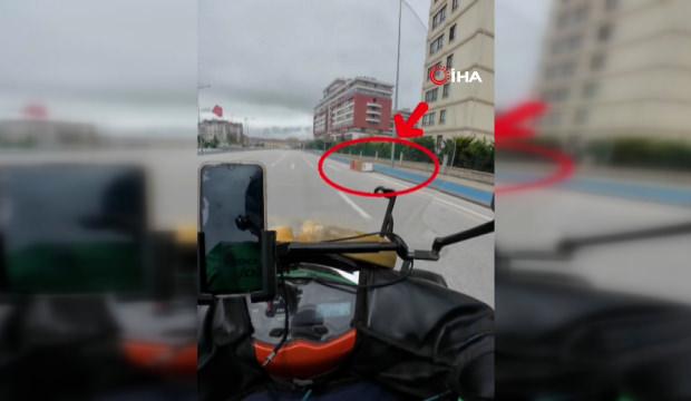 Konya'da kurye yol kenarında buzdolabı buldu, o anlar viral oldu