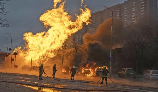 Rusya f&uuml;ze ve İHA'ları devreye soktu: Ukrayna'ya yoğun saldırı