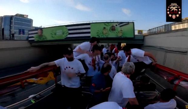Şampiyonluk turunda korkutan anlar: Galatasaray kafilesi saniyelerle kurtuldu