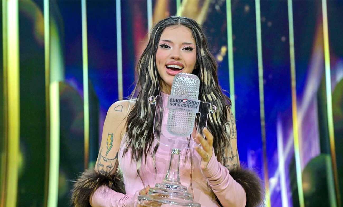 2026 Eurovision Şarkı Yarışması birincisi şarkıcı Dara T&uuml;rk gelini &ccedil;ıktı!