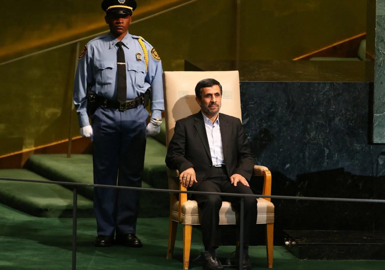 2012 yılında Ahmedinejad BM Konferasındayken (Kaynak: The New York Times)