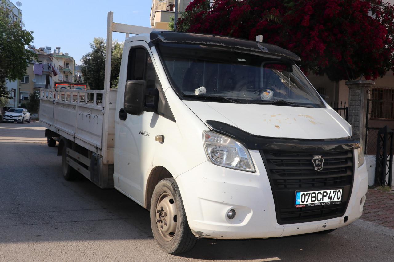 Ruhsatsız olduğu ortaya çıkan araç.