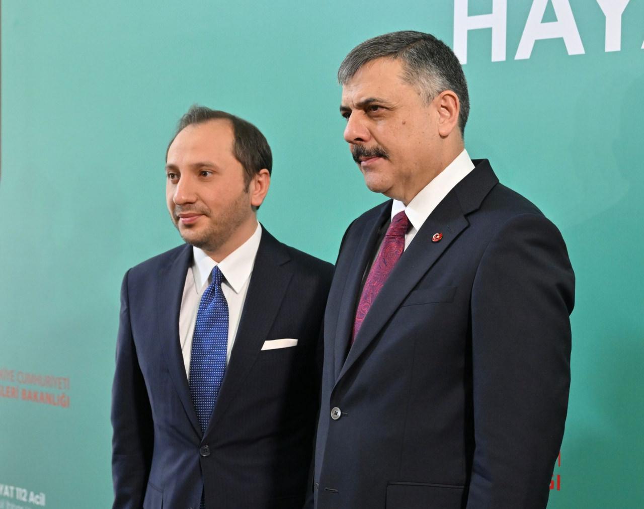 Ülke TV Ankara Temsilcisi Mustafa Pala ve İçişleri Bakanı Mustafa Çiftçi