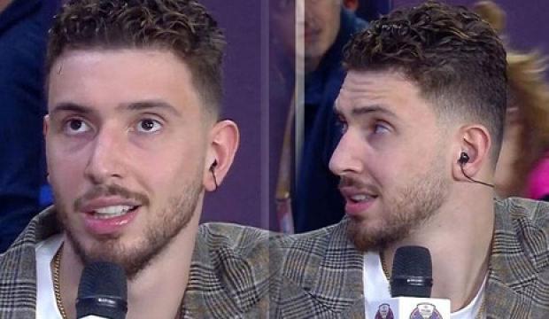 Canlı yayına &ccedil;ıkan Alperen Şeng&uuml;n'e Olympiakos taraftarlarından &ccedil;irkin saldırı