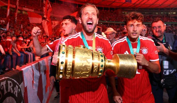 Harry Kane şov yaptı! Bayern kupayı kazandı