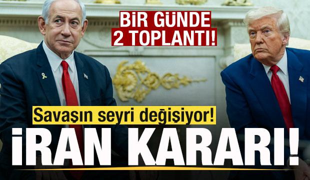 İran-ABD savaşının seyri değişiyor! Bir g&uuml;nde iki toplantı! '&Ccedil;ok farklı olacak' tehdidi!