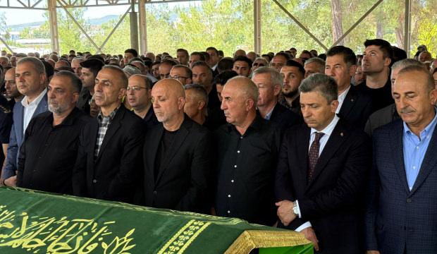 Mevl&uuml;t &Ccedil;avuşoğlu'nun kardeşi Aydın &Ccedil;avuşoğlu son yolculuğuna uğurlandı