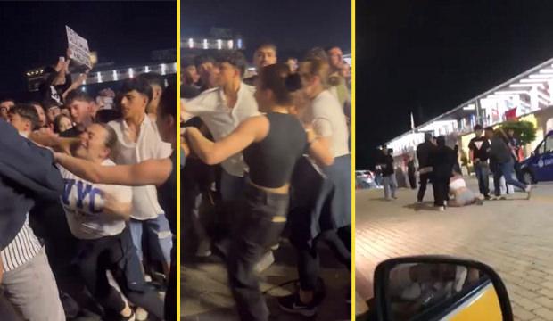 Poizi konserinde meydan savaşı: Tekme ve yumruklar havada u&ccedil;uştu
