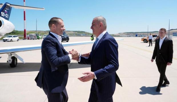 UEFA Başkanı Aleksander Ceferin, İstanbul'a geldi