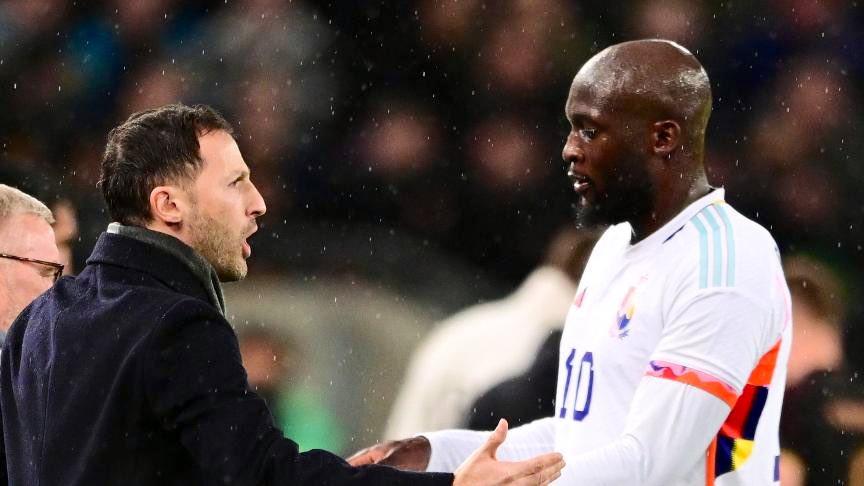 Domenico Tedesco ve Romelu Lukaku