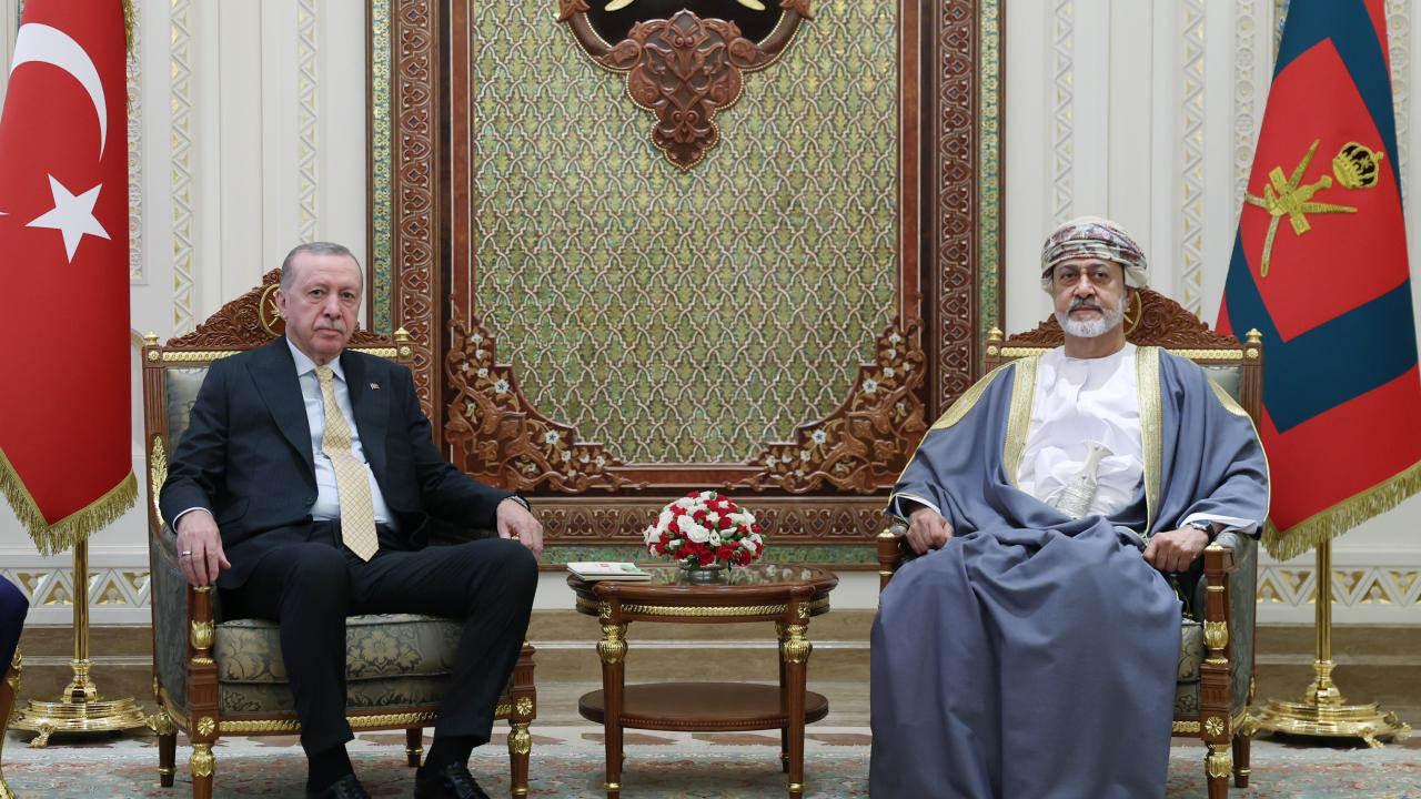 Cumhurbaşkanı Erdoğan ve Umman Sultanı Heysem bin Tarık