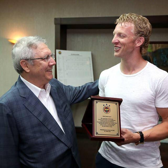 Aziz Yıldırım ve Dirk Kuyt