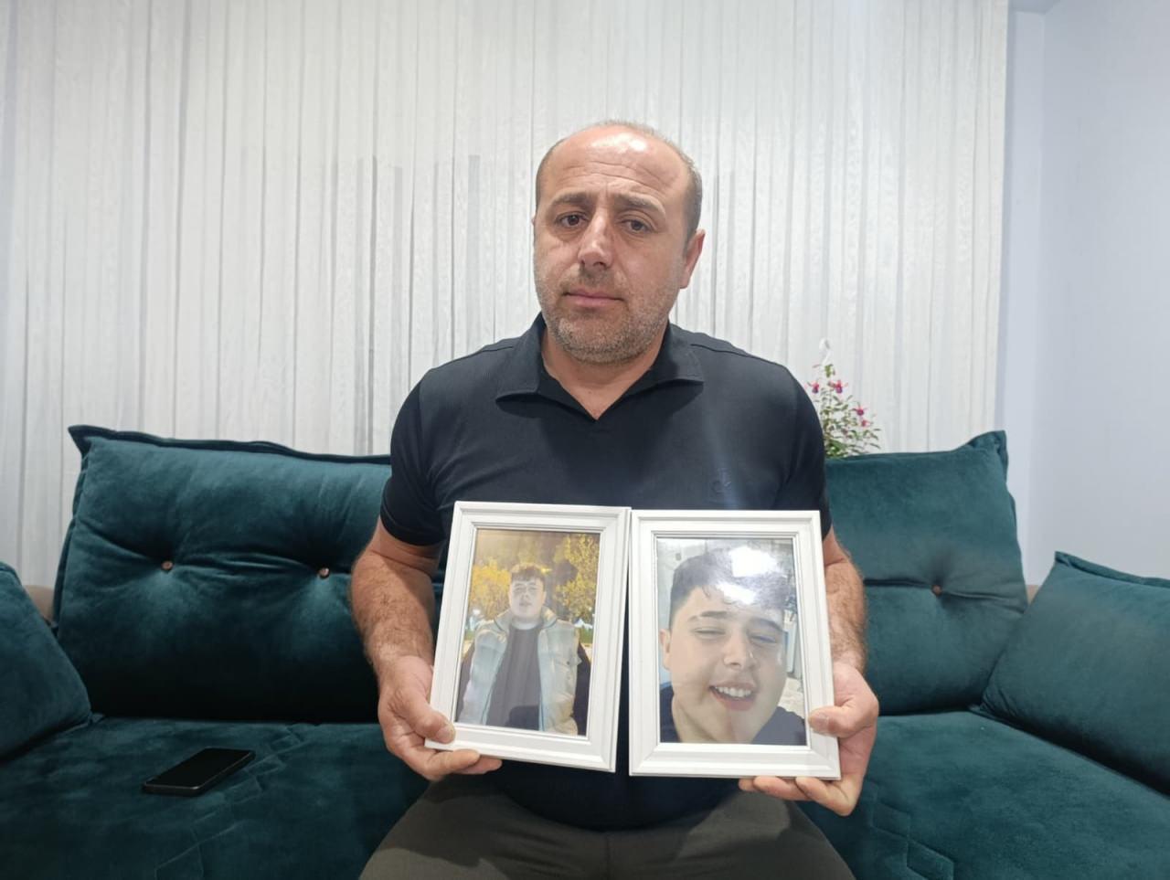 15 yaşındaki Mustafa Öztürk'ün babası.